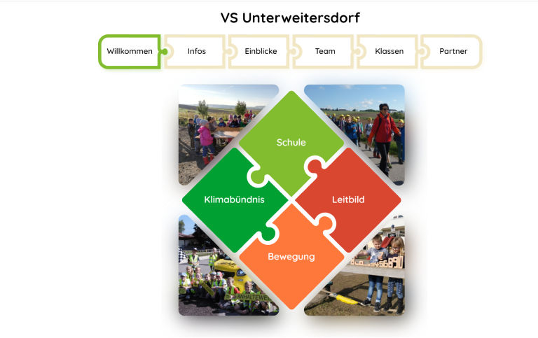 Einblick in die Website vs-unterweitersdorf.at - Startseite